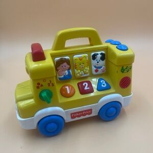 Vintage 1995‎ Fisher-Price Little People School Sound Activity Bus #1116